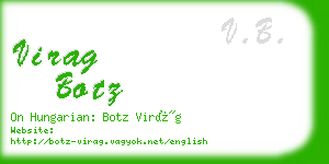 virag botz business card